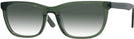 Rectangle Crystal Green Pioneer w/ Gradient Progressive Reading Sunglasses View #1