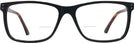 Square Black W/ Tortoise Temples Trail Blazer Bifocal View #2