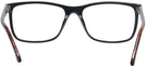 Square Black W/ Tortoise Temples Trail Blazer Single Vision Full Frame View #4