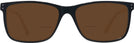 Square Black W/ Tortoise Temples Trail Blazer Bifocal Reading Sunglasses View #2