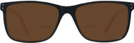 Black W/ Tortoise Temples #2