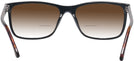 Square Black W/ Tortoise Temples Trail Blazer w/ Gradient Bifocal Reading Sunglasses View #4