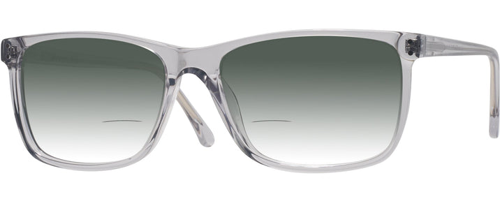 Square Crystal Grey Trail Blazer w/ Gradient Bifocal Reading Sunglasses View #1