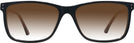 Square Black W/ Tortoise Temples Trail Blazer w/ Gradient Progressive Reading Sunglasses View #2