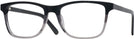 Rectangle Black/grey Gradient Victory Single Vision Full Frame View #1