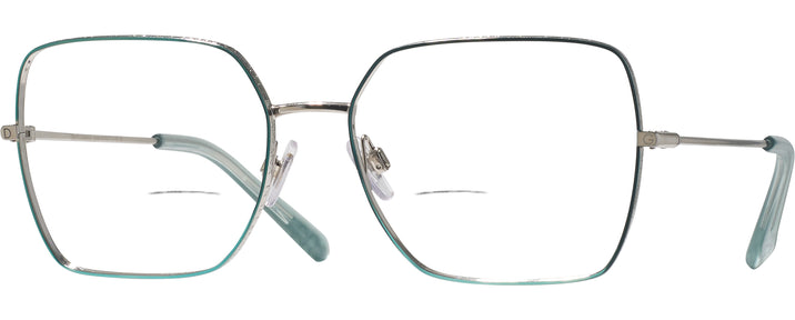 Square,Oversized Silver/azure Dolce &amp; Gabbana 1323 Bifocal View #1
