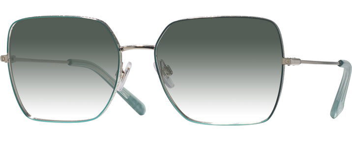 Oversized,Square Silver/azure Dolce &amp; Gabbana 1323 w/ Gradient Progressive Reading Sunglasses View #1