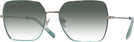 Oversized,Square Silver/azure Dolce &amp; Gabbana 1323 w/ Gradient Progressive Reading Sunglasses View #1
