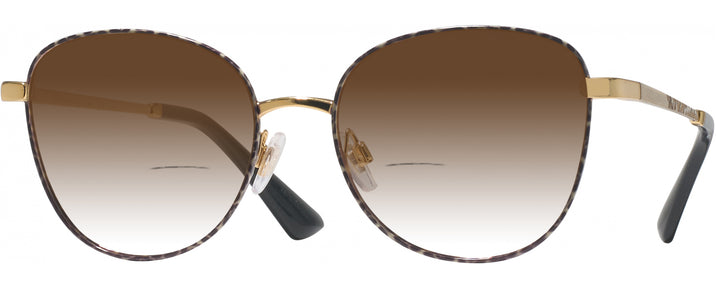 Butterfly Gold/leo Dolce &amp; Gabbana 1355 w/ Gradient Bifocal Reading Sunglasses View #1
