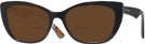 Cat Eye Havana On White Barrow Dolce &amp; Gabbana 3360 Bifocal Reading Sunglasses View #1