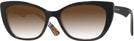 Cat Eye Havana On White Barrow Dolce &amp; Gabbana 3360 w/ Gradient Progressive Reading Sunglasses View #1