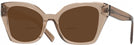 Butterfly Transparent Camel Dolce &amp; Gabbana 3386 Bifocal Reading Sunglasses View #1
