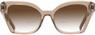 Butterfly Transparent Camel Dolce &amp; Gabbana 3386 w/ Gradient Bifocal Reading Sunglasses View #2