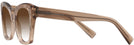 Butterfly Transparent Camel Dolce &amp; Gabbana 3386 w/ Gradient Bifocal Reading Sunglasses View #3