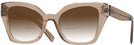 Butterfly Transparent Camel Dolce &amp; Gabbana 3386 w/ Gradient Bifocal Reading Sunglasses View #1