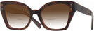 Butterfly Pearl Havana Brown Dolce &amp; Gabbana 3386 w/ Gradient Bifocal Reading Sunglasses View #1