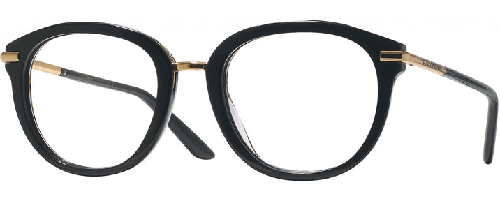 Round Top Black On Leo Dolce &amp; Gabbana 3410 Progressive No-Lines View #1