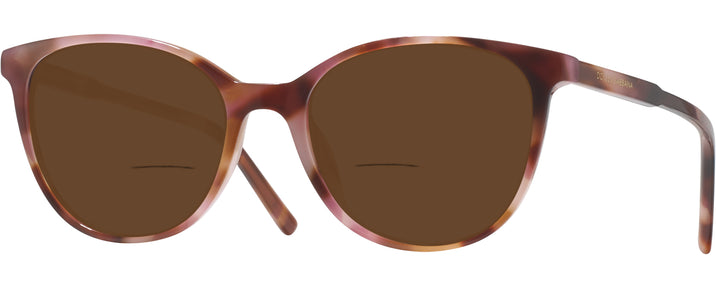 Butterfly Havana Brown Dolce &amp; Gabbana 3425 Bifocal Reading Sunglasses View #1