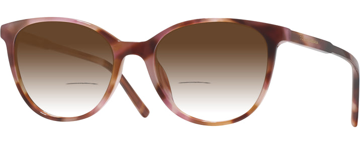 Butterfly Havana Brown Dolce &amp; Gabbana 3425 w/ Gradient Bifocal Reading Sunglasses View #1