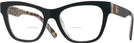 Square Black On Leo Brown Dolce &amp; Gabbana 3430 Bifocal View #1