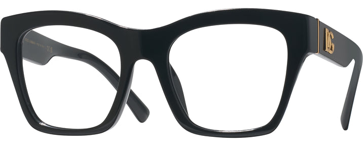 Square,Oversized Black Dolce &amp; Gabbana 4512 Computer Style Progressive View #1