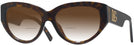 Cat Eye Havana Dolce &amp; Gabbana 4514 w/ Gradient Bifocal Reading Sunglasses View #1