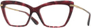 Cat Eye Transparent Bordeaux Dolce &amp; Gabbana 5025 Progressive No-Lines View #1
