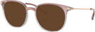 Round Pink Pastel Gradient Crystal Dolce &amp; Gabbana 5071 Bifocal Reading Sunglasses View #1