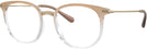 Round Camel Gradient Crystal Dolce &amp; Gabbana 5071L Single Vision Full Frame View #1