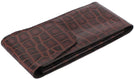  Brown Embossed Leather Duo Case View #2