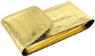  Metallic Gold Embossed Leather Duo Case View #2