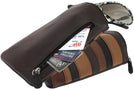  Chocolates &amp; Black The Everything Striped Case - Leather View #1