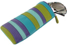  Turquoise / Purple The Everything Striped Case - Leather View #2