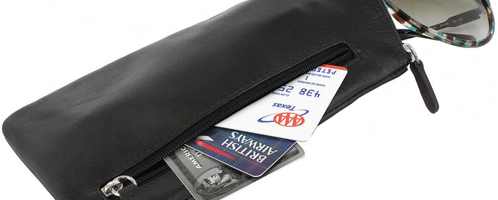  Black The Everything Case - Leather View #1