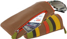  Brown/Orange The Everything Striped Case - Leather View #1
