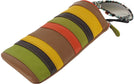  Brown/Orange The Everything Striped Case - Leather View #2