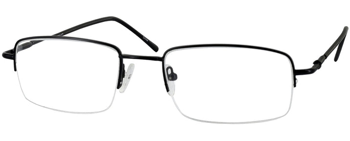 Rectangle Black Eurospec 30 Single Vision Full Frame View #1