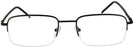 Rectangle Black Eurospec 31 Progressive No Line Bifocal View #2