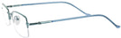 Rectangle Blue Eurospec 32 Single Vision Full Frame View #3