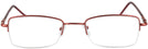 Rectangle Red Eurospec 32 Single Vision Full Frame View #2