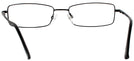 Rectangle Black Eurospec 40 Single Vision Half Frame View #4
