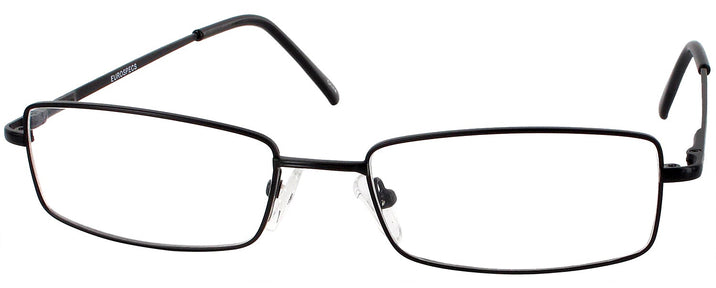 Rectangle Black Eurospec 40 Single Vision Half Frame View #1