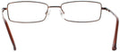 Rectangle Brown Eurospec 40 Single Vision Half Frame View #4