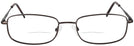 Rectangle Brown Eurospec 42 Bifocal View #2
