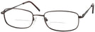 Rectangle Brown Eurospec 42 Bifocal View #1