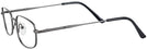 Rectangle Gunmetal Eurospec 42 Progressive No-Lines View #3