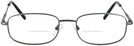 Rectangle Gunmetal Eurospec 42 Bifocal View #2