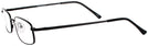 Rectangle Black Eurospec 43 Progressive No-Lines View #3