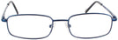 Rectangle Blue Eurospec 43 Progressive No-Lines View #2