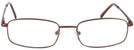 Rectangle Brown Eurospec 43 Progressive No-Lines View #2